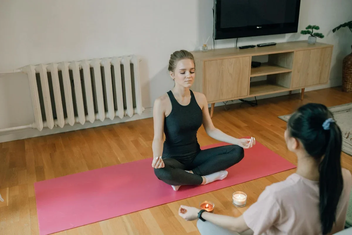 Common meditation mistakes illustrated with helpful corrections